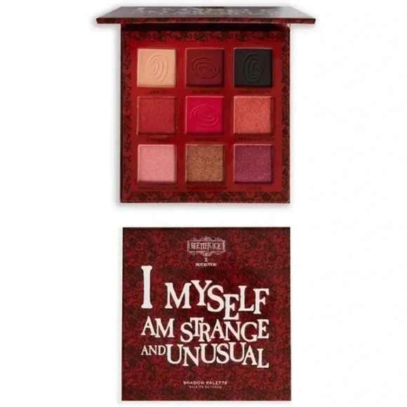 BEETLEJUICE X‎ REVOLUTION “I MYSELF AM STRANGE AND UNUSUAL” EYESHADOW PALETTE - Picture 1 of 5